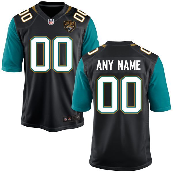 Men Jacksonville Jaguars Nike Black Custom NFL Jersey